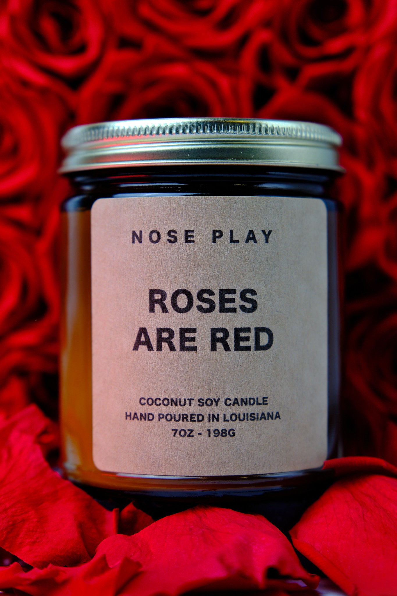 ROSES ARE RED CANDLE