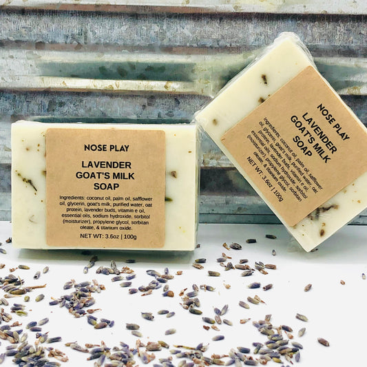 LAVENDER INFUSED GOAT’S MILK BAR SOAP